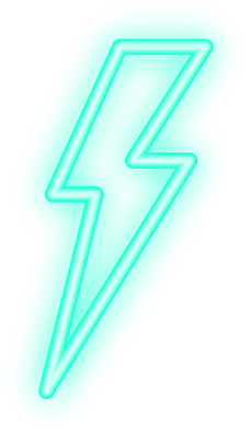 lightning bolt neon